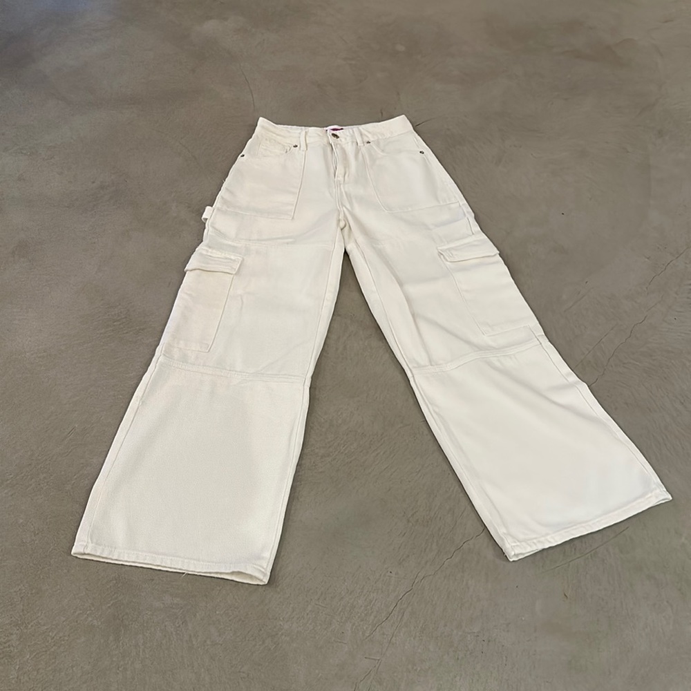 Edikted Ember Denim Cargo Pants